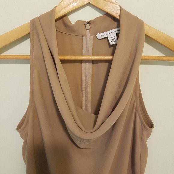 Banana Republic Cowl Neck Sleeveless Blouse - Picture 3 of 8